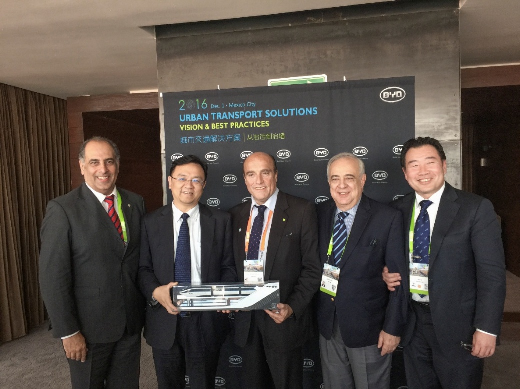 BYD Debuts SkyRail at C40 Mayors Summit in Mexico City